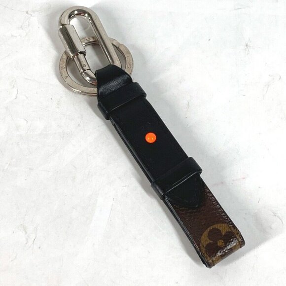 LOUIS VUITTON Monogram Porte Cles Dragonnes Charm carabiner Key Holder - Picture 1 of 11
